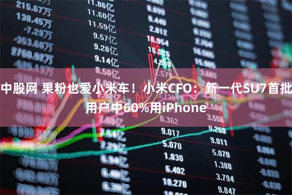 中股网 果粉也爱小米车!小米CFO:新一代SU7首批用户中60%用iPhone