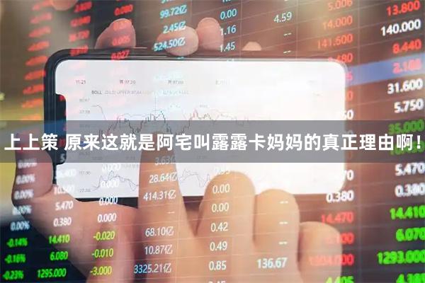 上上策 原来这就是阿宅叫露露卡妈妈的真正理由啊！