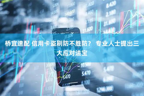 桥宜速配 信用卡盗刷防不胜防？ 专业人士提出三大应对法宝