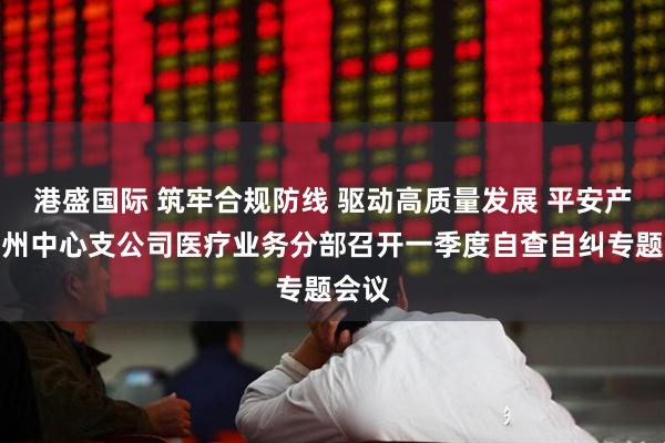 港盛国际 筑牢合规防线 驱动高质量发展 平安产险郑州中心支公司医疗业务分部召开一季度自查自纠专题会议